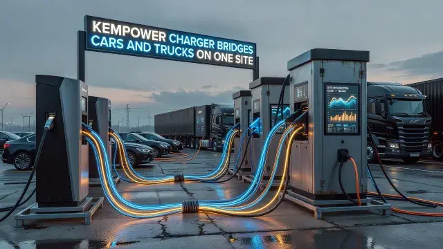 Kempower Charger Bridges Cars and Trucks on One Site