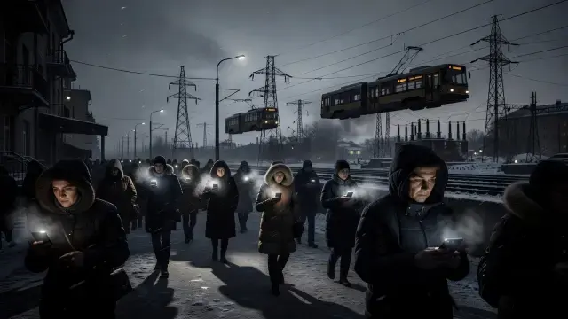 Russian Strikes Knock Out Power Across Kyiv as Winter Nears