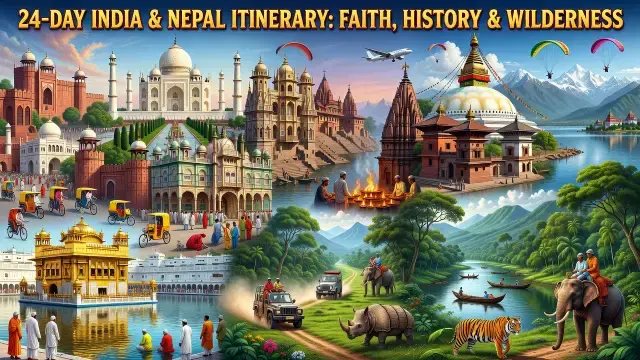 A 24-Day India and Nepal Itinerary Charts Faith, History and Wilderness